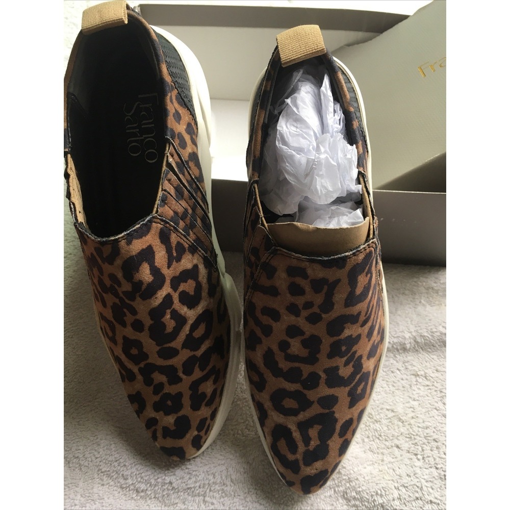 Womens Franco Sarto Beil Slip On Sneaker - Camel Fabric, Size 7 M US - Picture 3 of 5